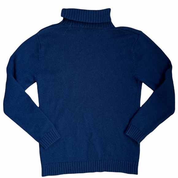 Men’s J.Davidsson Lambswool & Nylon Fall Warm Sweater, Size: Medium, Marine Blue - Picture 6 of 9